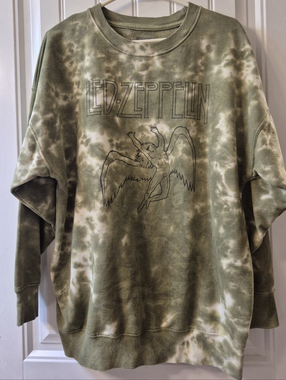 Led Zeppelin Tie Dyed Sweatershirt Size Adult Medium